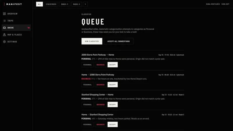 Drive Manifest screenshot 2