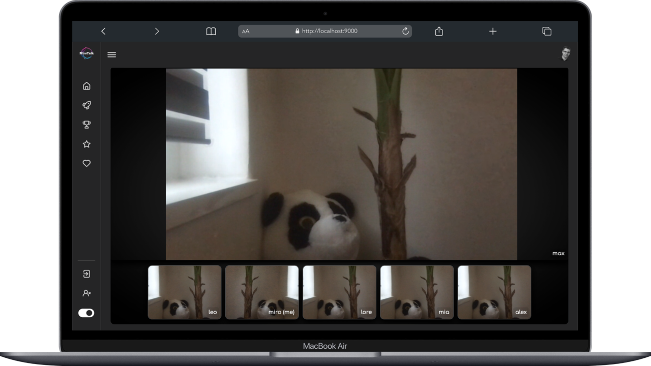 Mirotalk Webrtc media 10