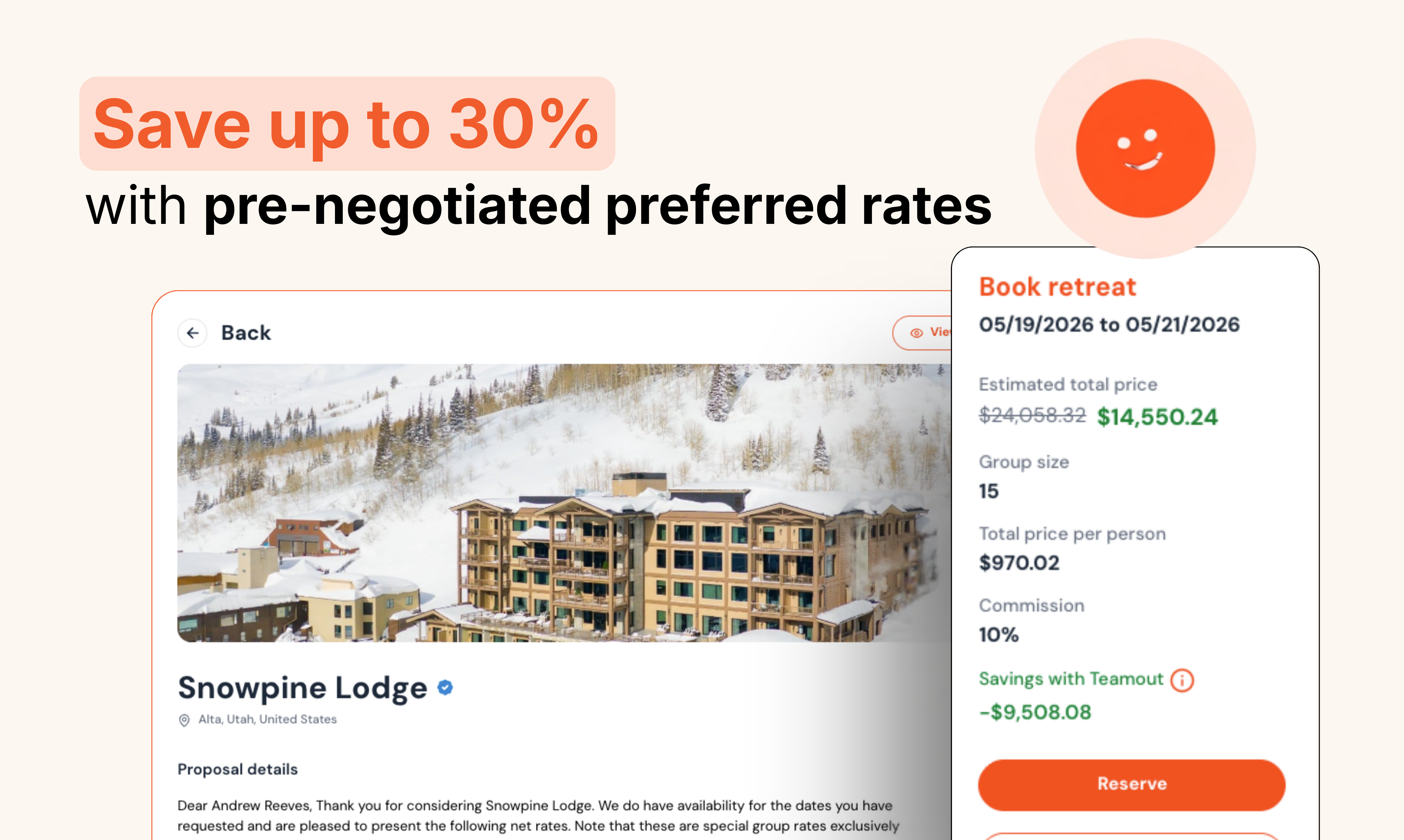 TeamOut AI  - Screenshot 4 showing product features and functionality