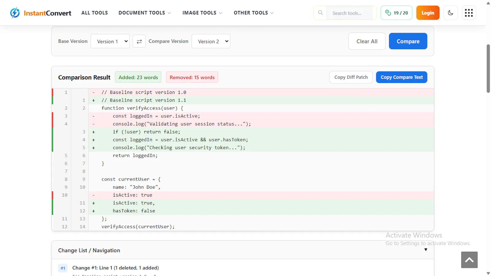 DIffEasy screenshot 2