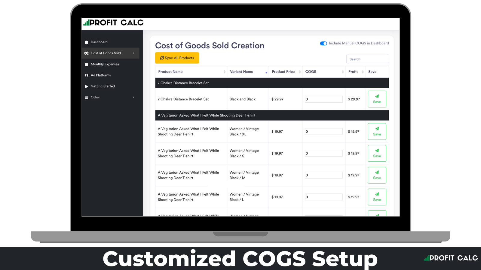 Profit Calc gallery image