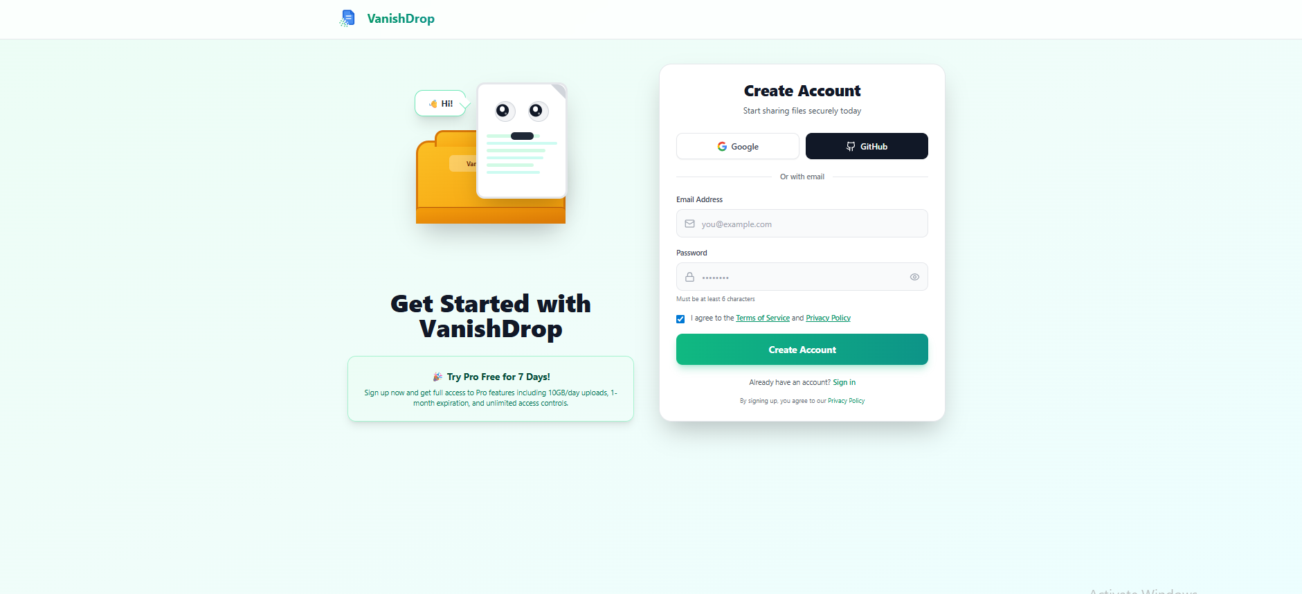 VanishDrop - Screenshot 2 preview