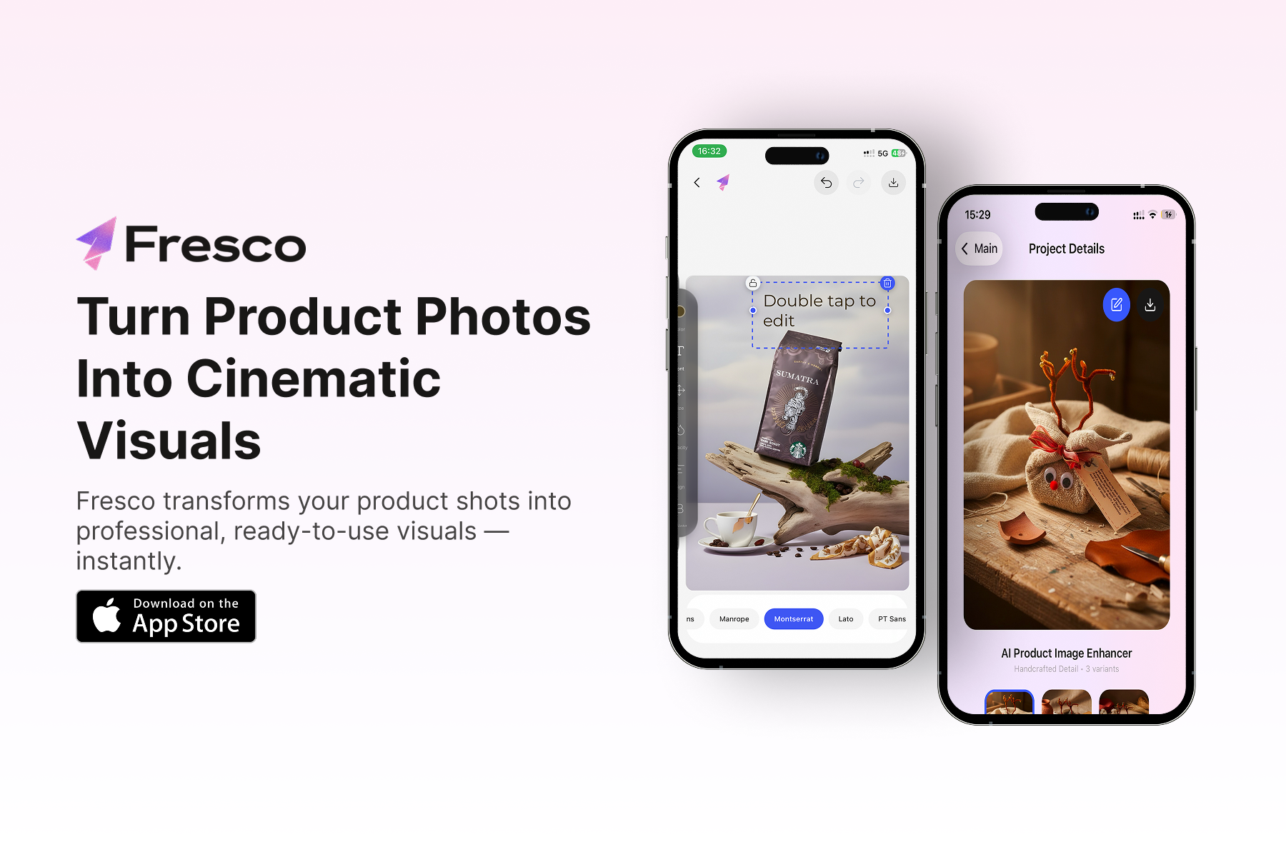 Fresco - Main screenshot showing features and interface