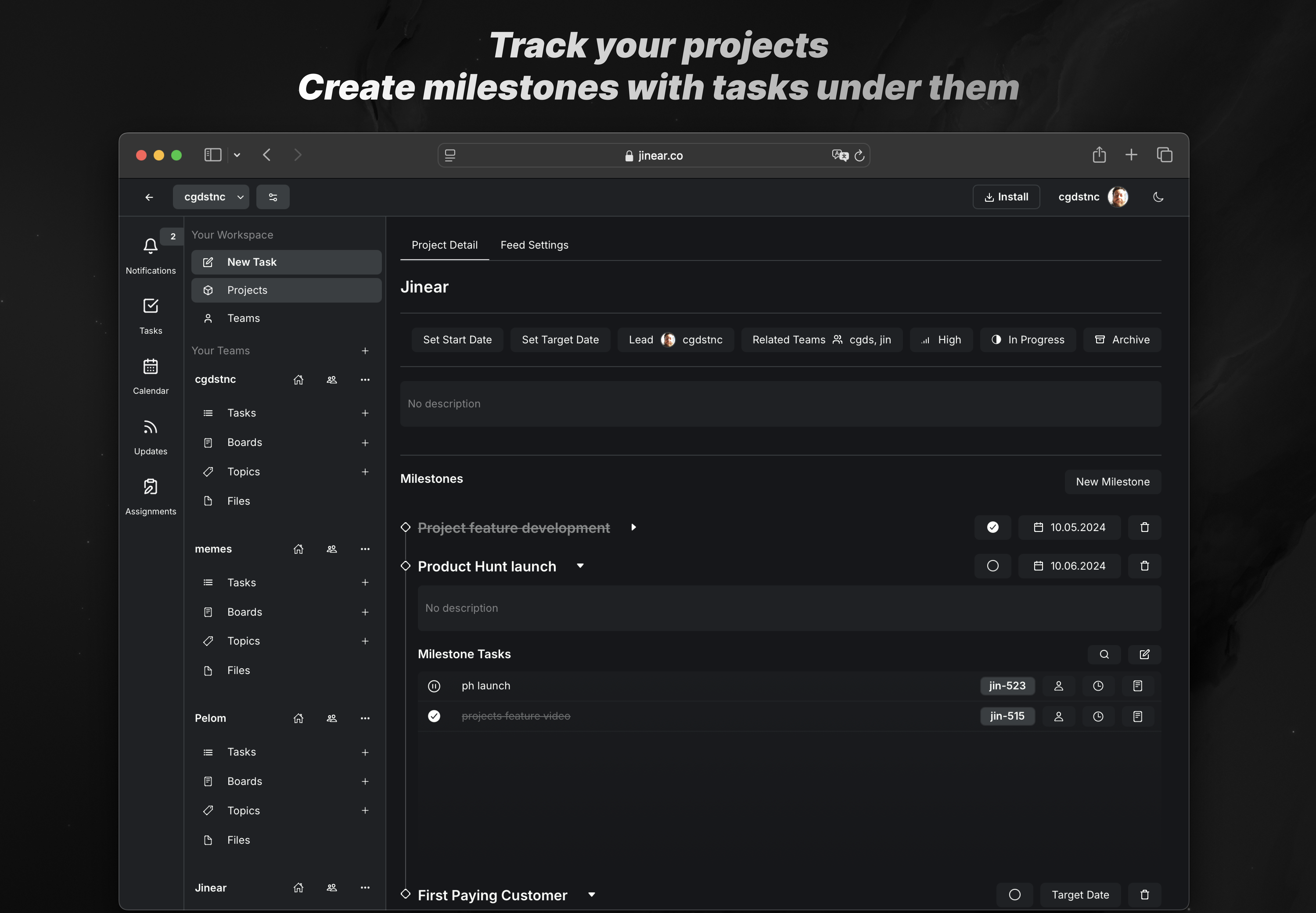 Jinear gallery image