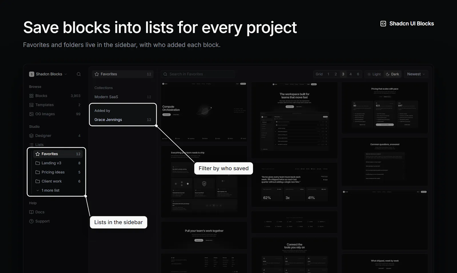 Shadcn UI Blocks 2.0 screenshot 5