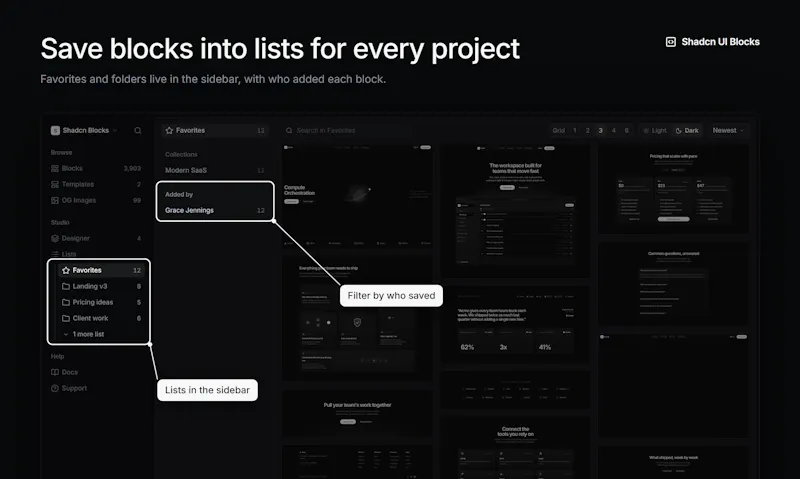 Shadcn UI Blocks 2.0 screenshot 5