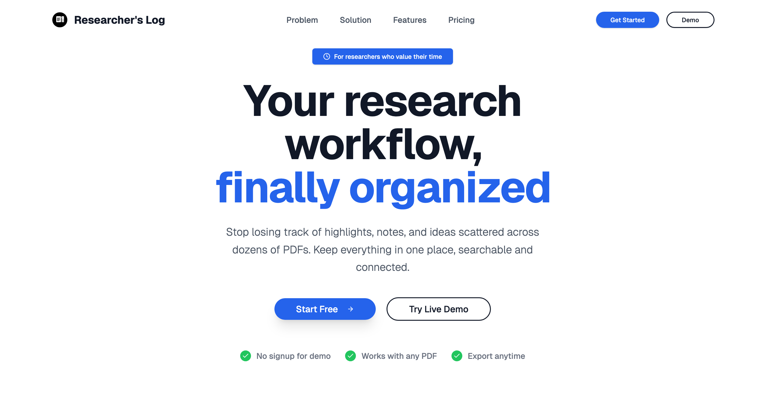 Researcher's Log gallery image