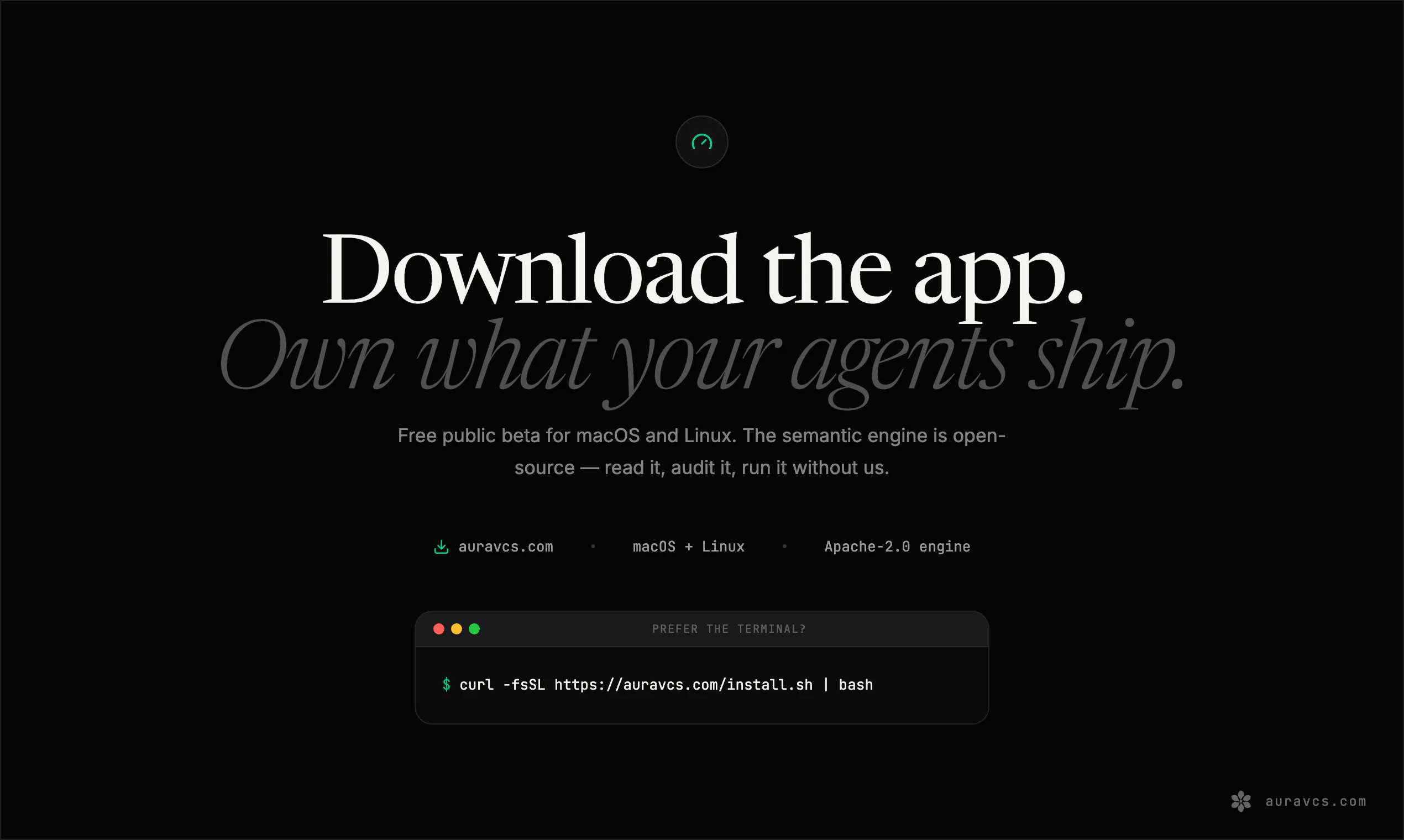 Aura: Agents + Git + Intent Open Source gallery image