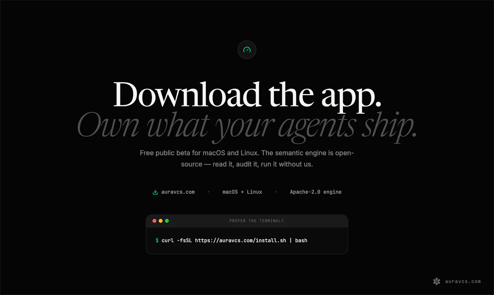 Aura: Agents + Git + Intent Open Source screenshot 9