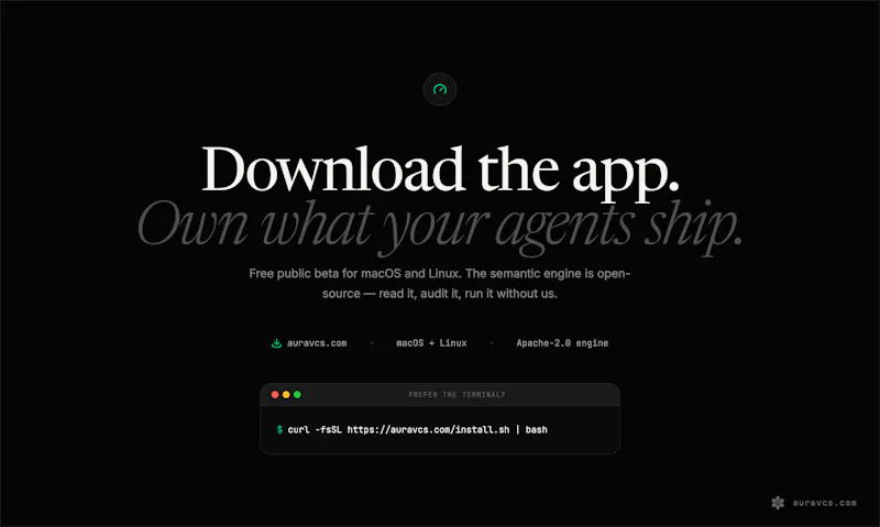 Aura: Agents + Git + Intent Open Source screenshot 9