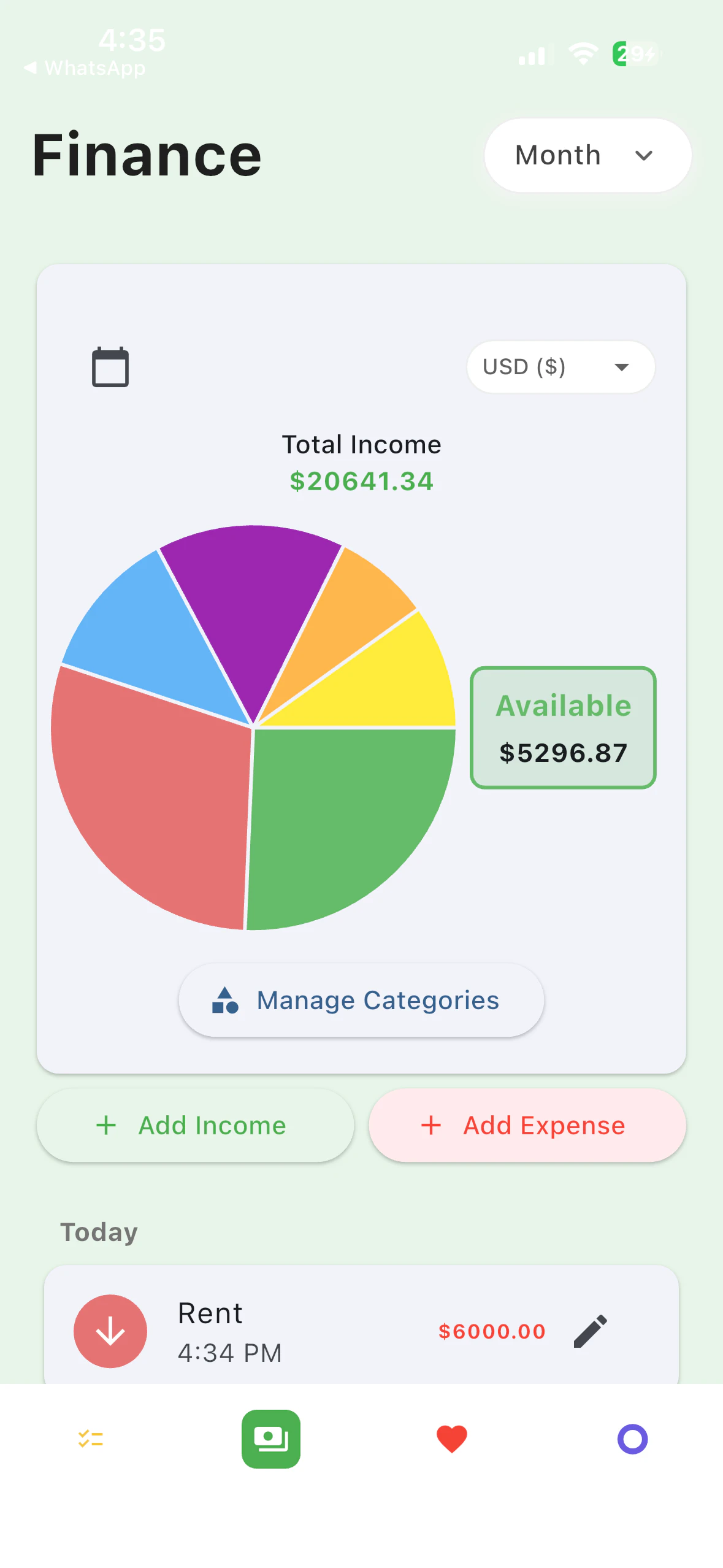 ZenTrack: Finances, Streaks, Health screenshot 1