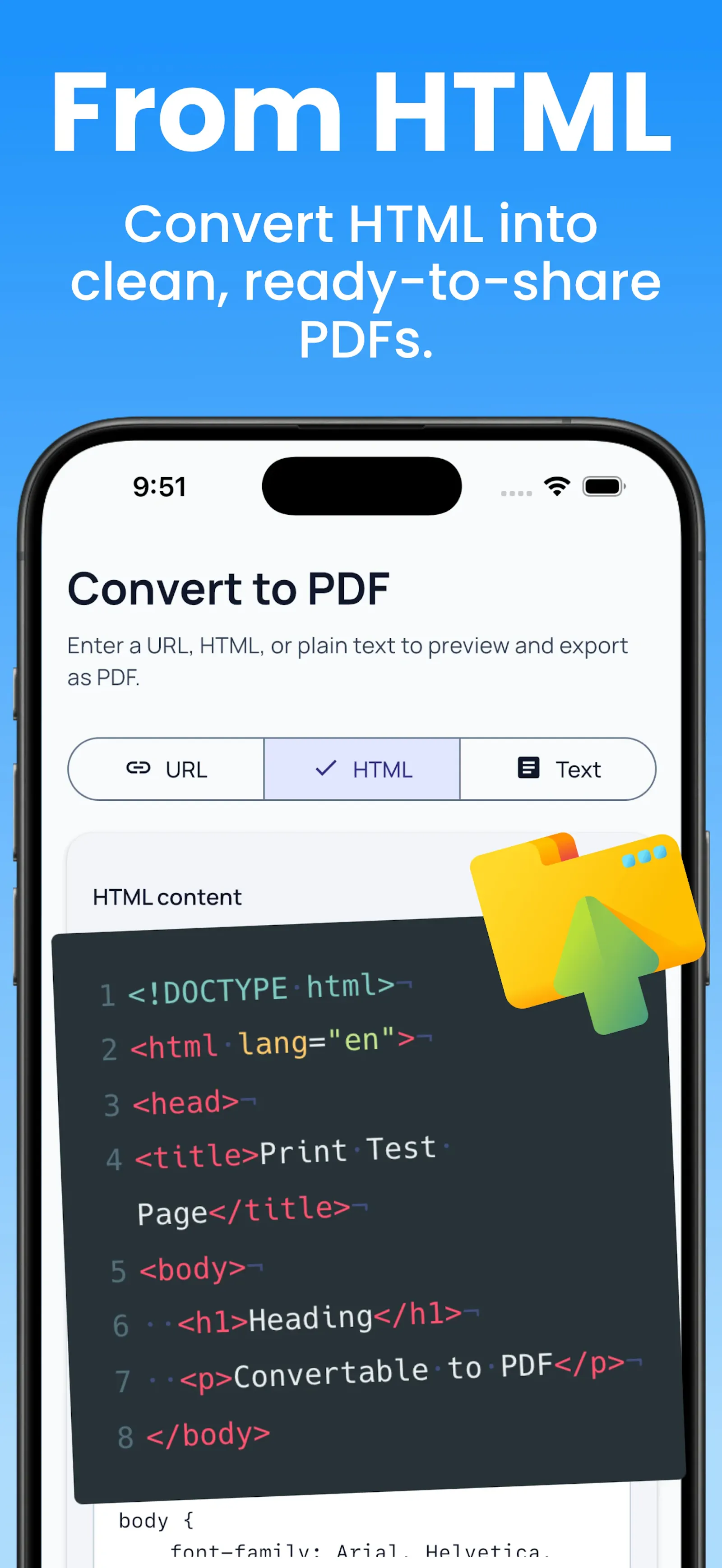 WebPage to PDF Converter screenshot 2