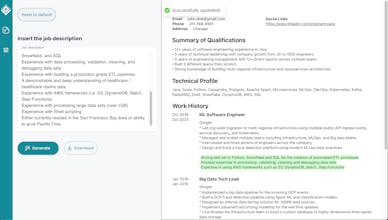 Smart CV Generator gallery image