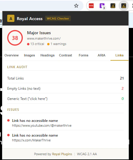 Royal Access Chrome Extension 截图 4