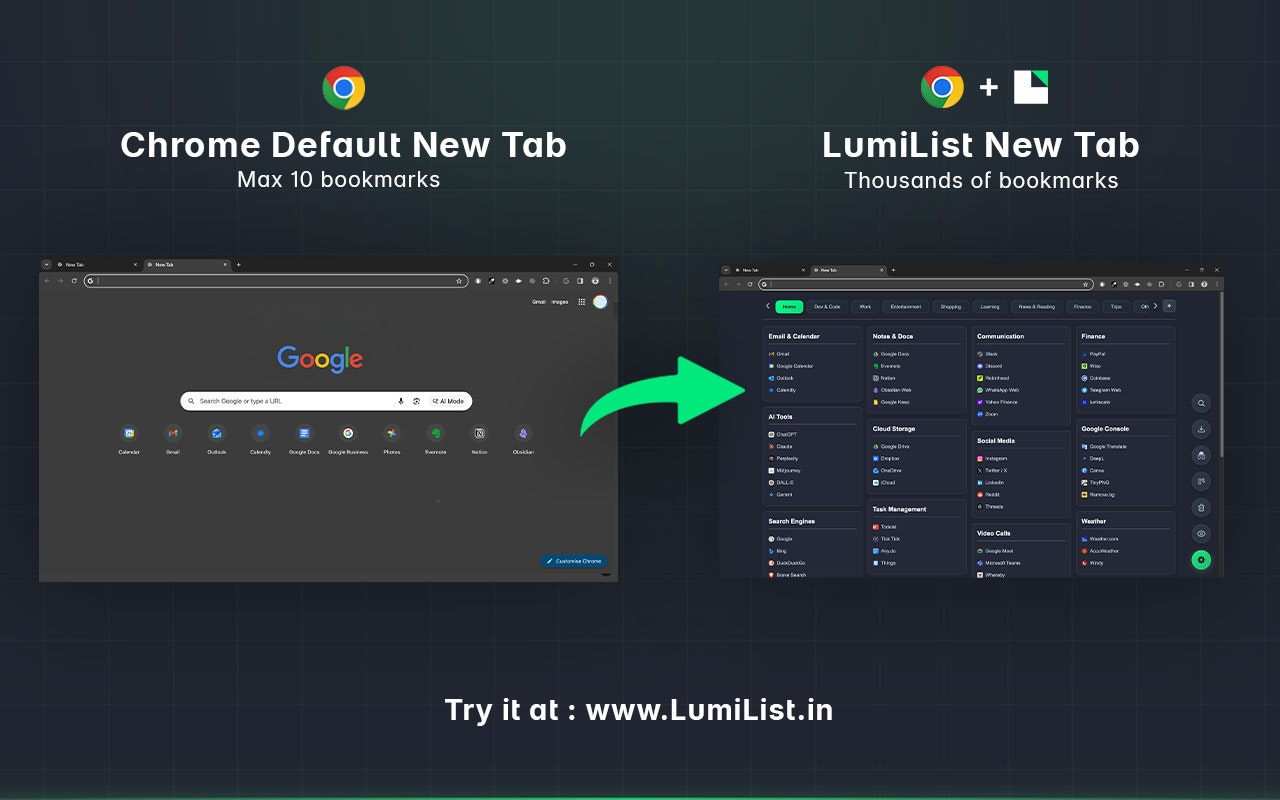 LumiList - Screenshot 2 showing product features and functionality