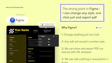 Resume FN Pack (Notion + Figma + Framer) gallery image