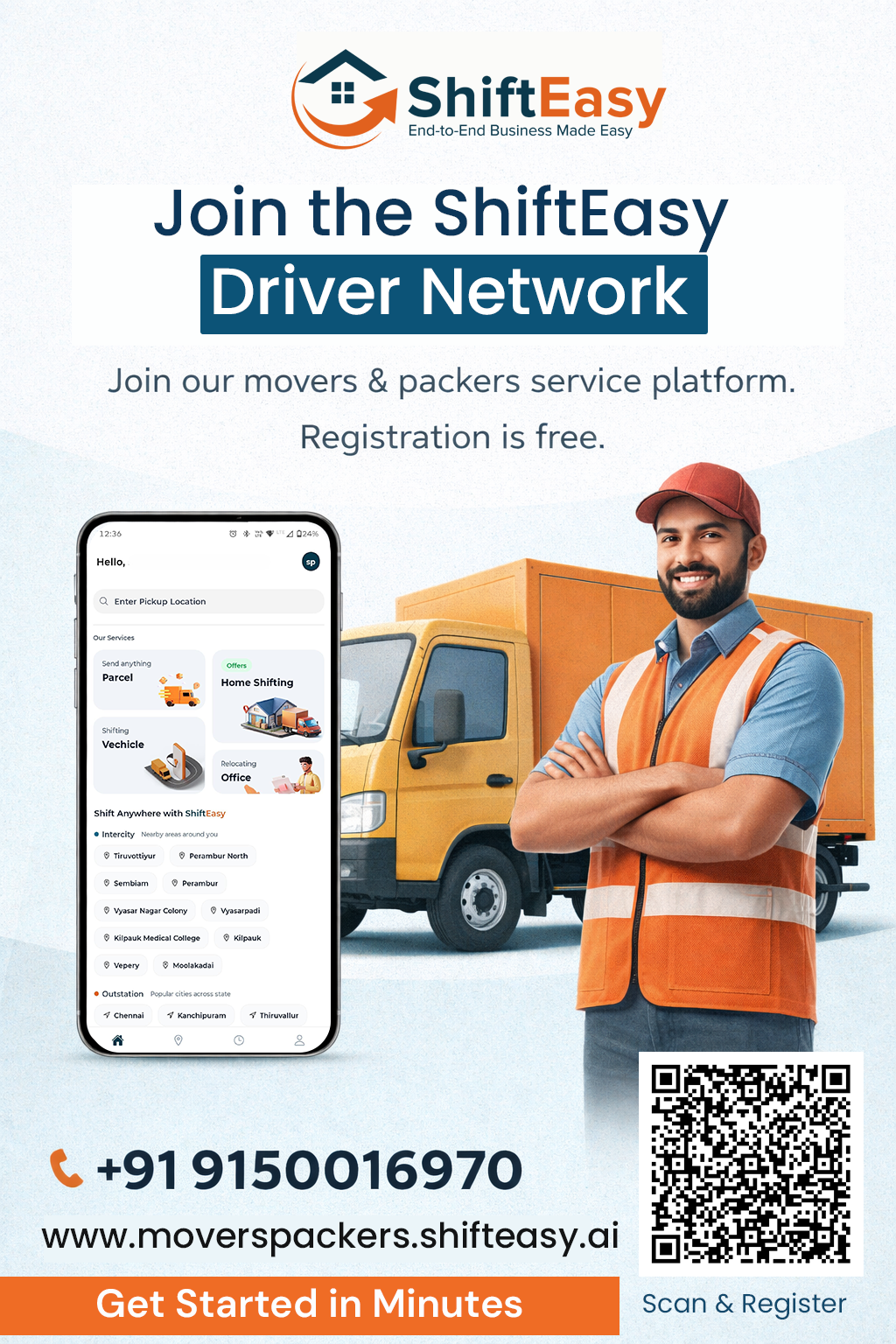 Shifteasy Movers & Packers App gallery image