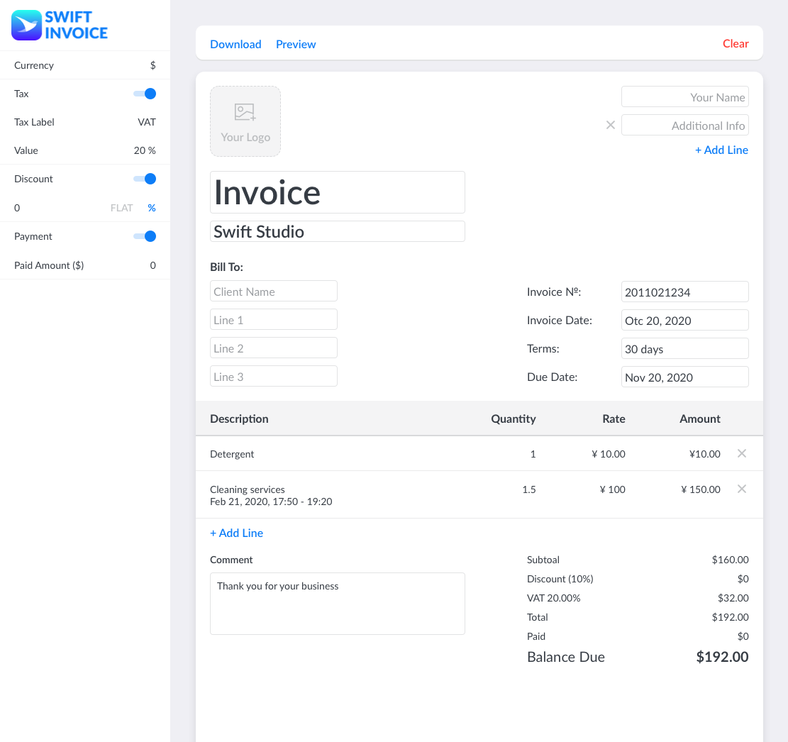 Online Invoice Generator gallery image