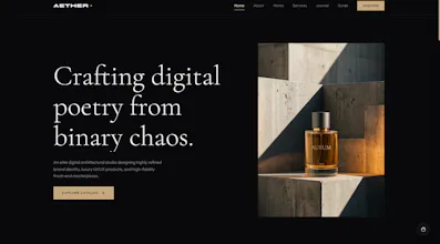 AETHER —Ultra Luxury Portfolio Template gallery image