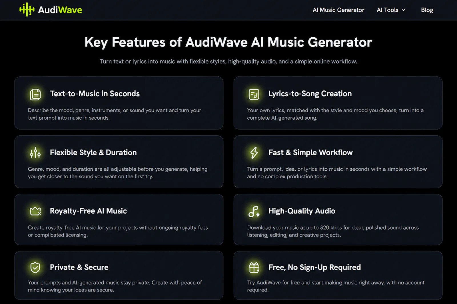 AudiWave AI Music Generator screenshot 4