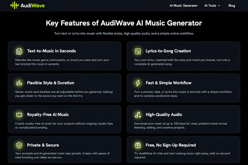 AudiWave AI Music Generator screenshot 4
