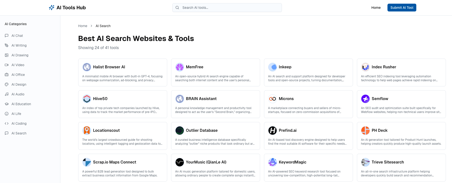 AI Tools Hub gallery image