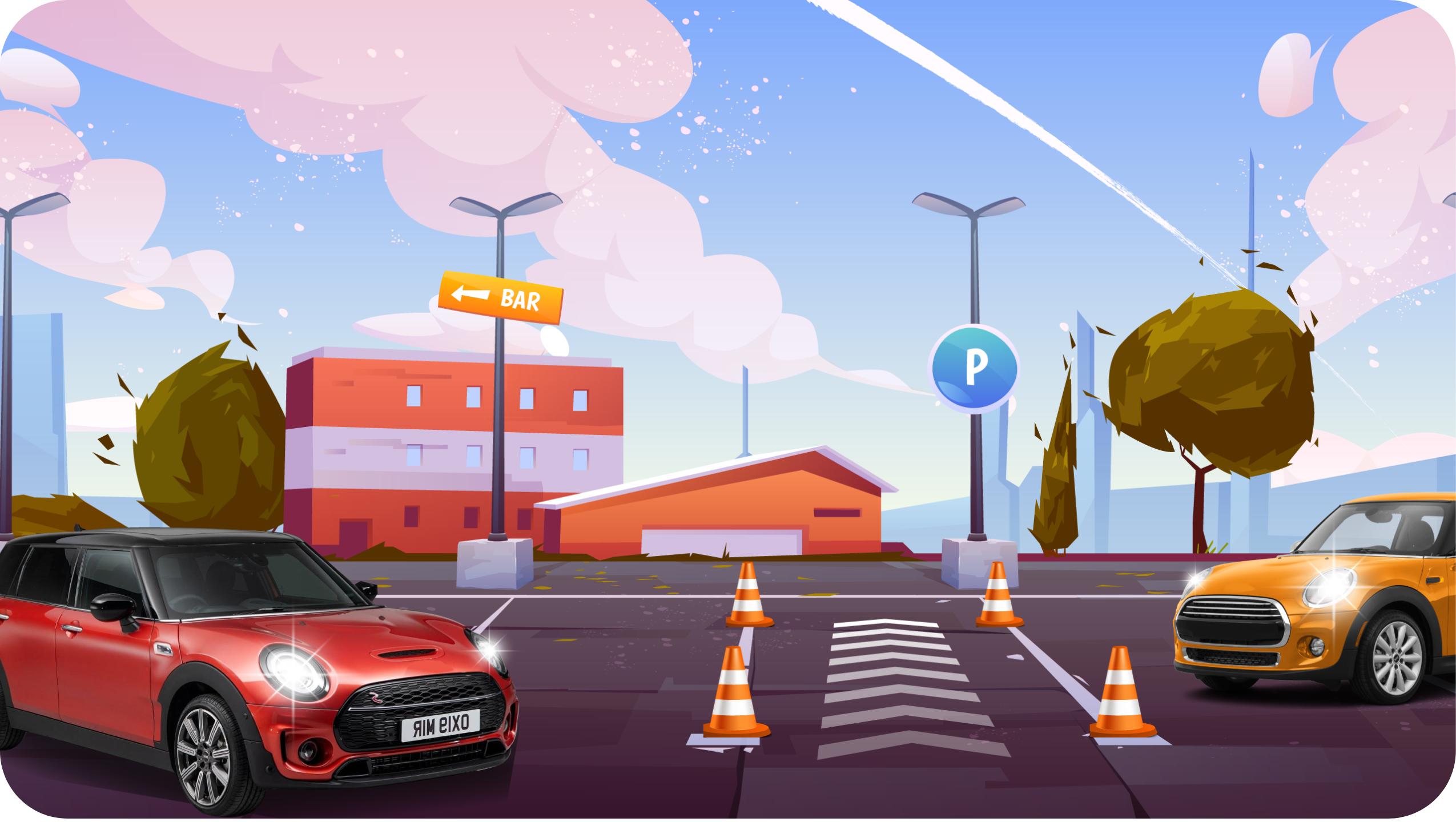 Estacionamiento profesional en 3D media 5