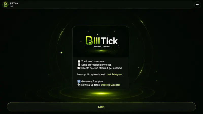 BillTick — Time tracking & invoicing screenshot 2