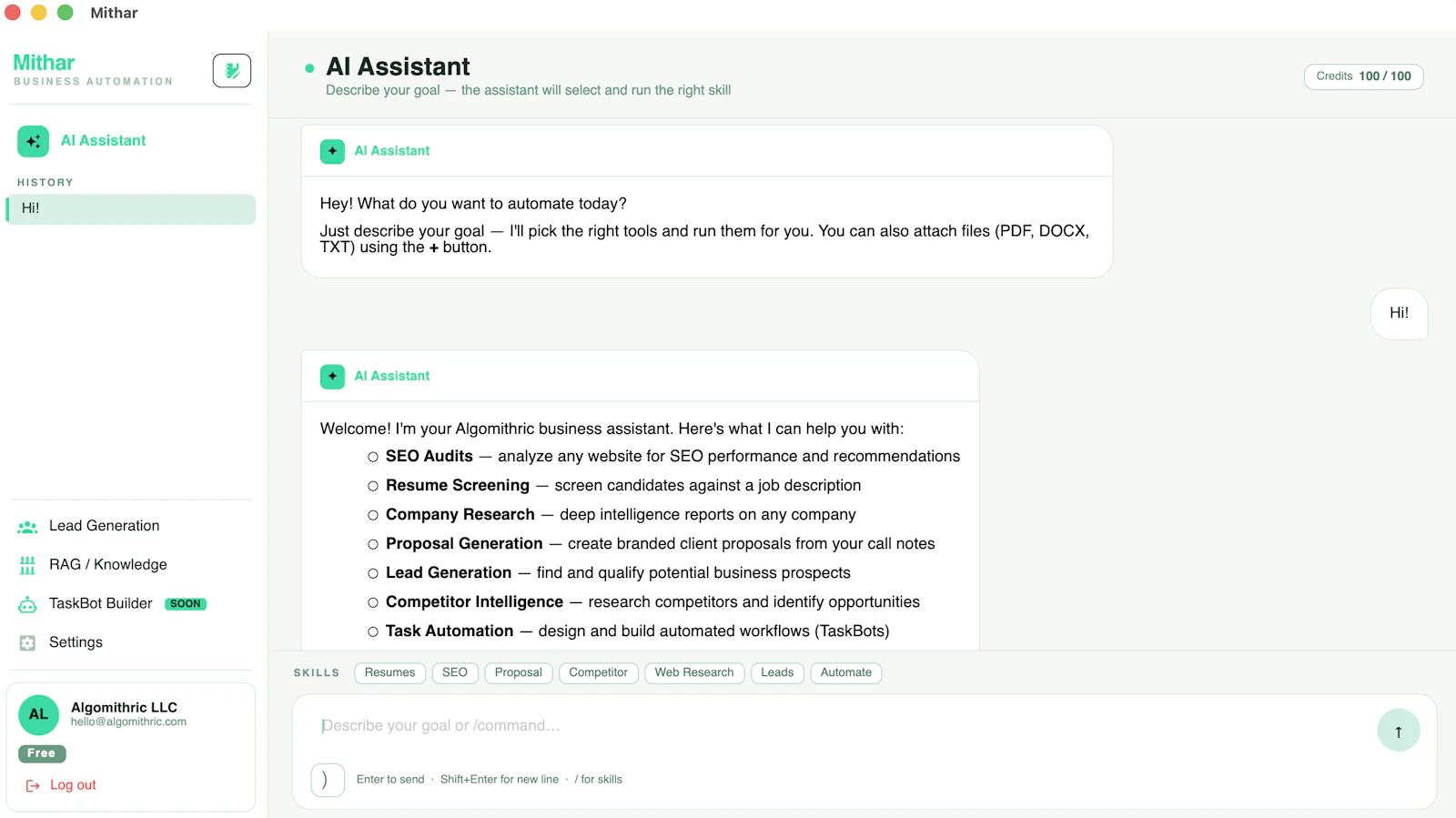 Mithar screenshot 1