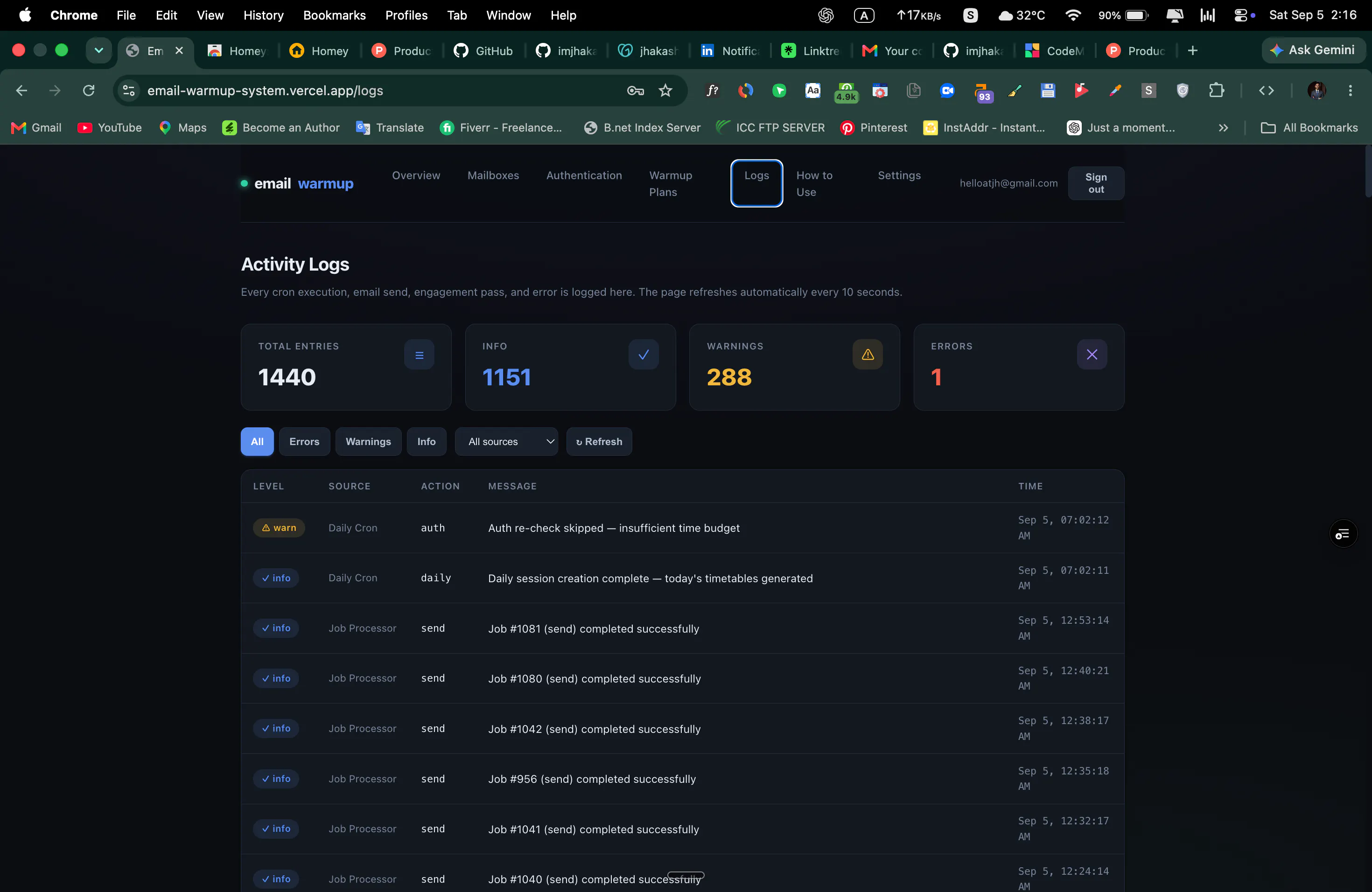 Free Email Warmup System gallery image