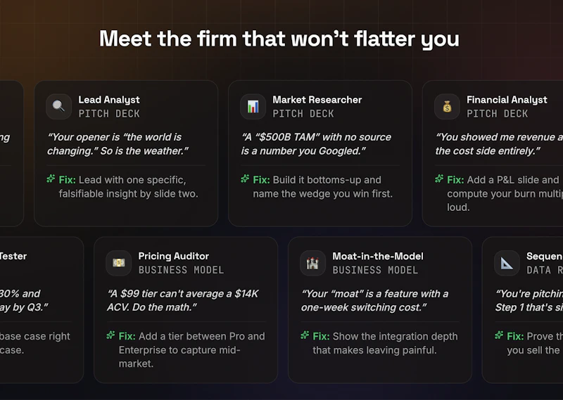 Roast My Startup screenshot 3