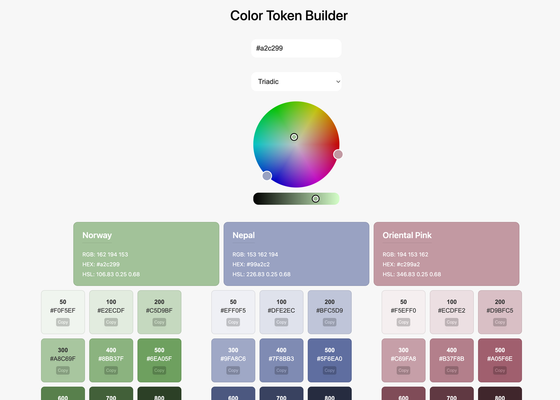 Mídia 1 de Builder de token colorido