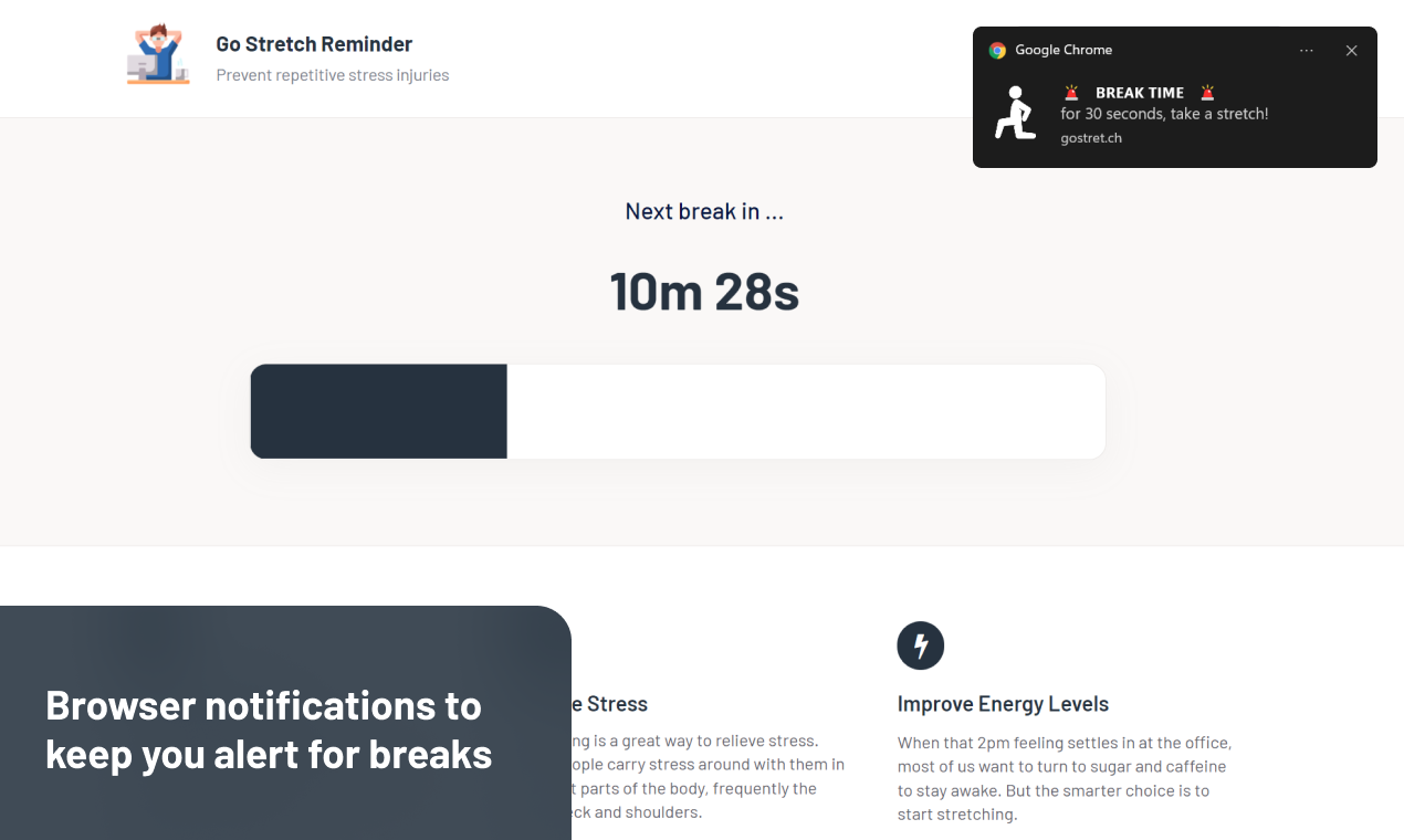 GoStret.ch ➥ Boost Productivity gallery image