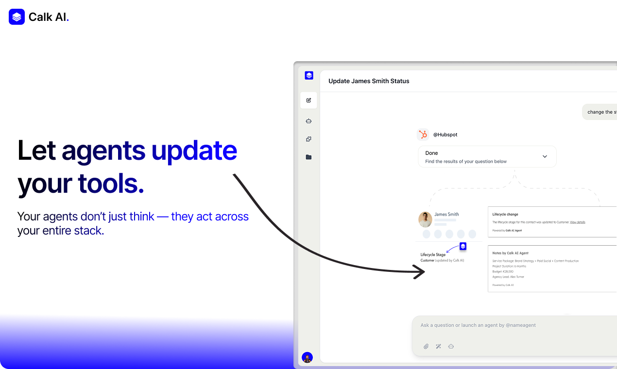 Calk AI 1.0 - Screenshot 5 showing product features and functionality