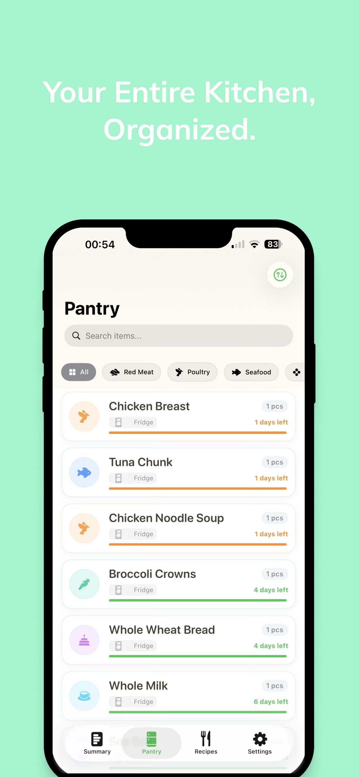 NutriKeep - Screenshot 4 showing product features and functionality