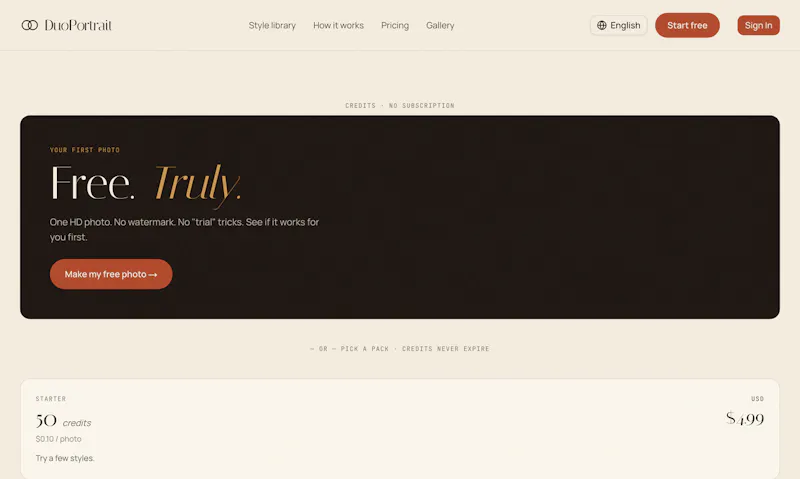 DuoPortrait screenshot 3