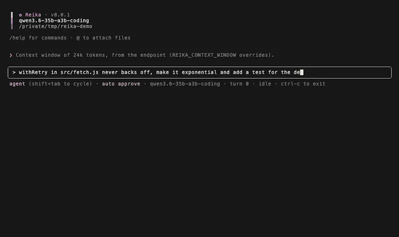 Reika screenshot 2