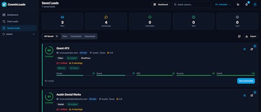 CosmicLeads.io gallery image