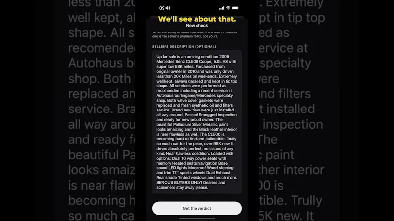 SiftCar screenshot 1 (video preview)