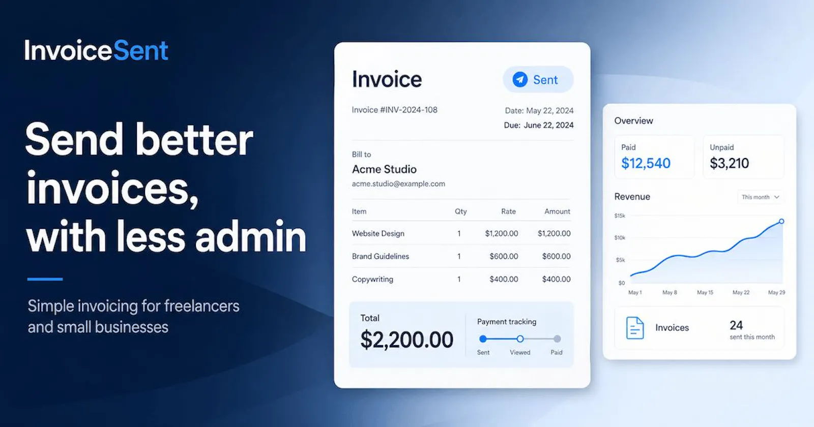 InvoiceSent screenshot 1