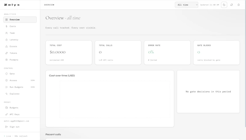 Zelyx screenshot 2