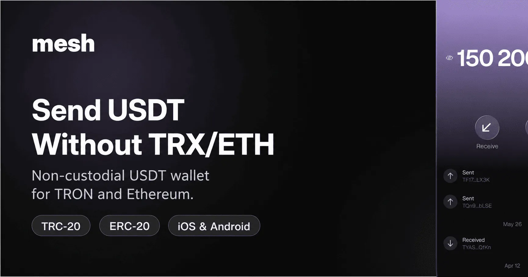 Mesh - USDT Wallet gallery image