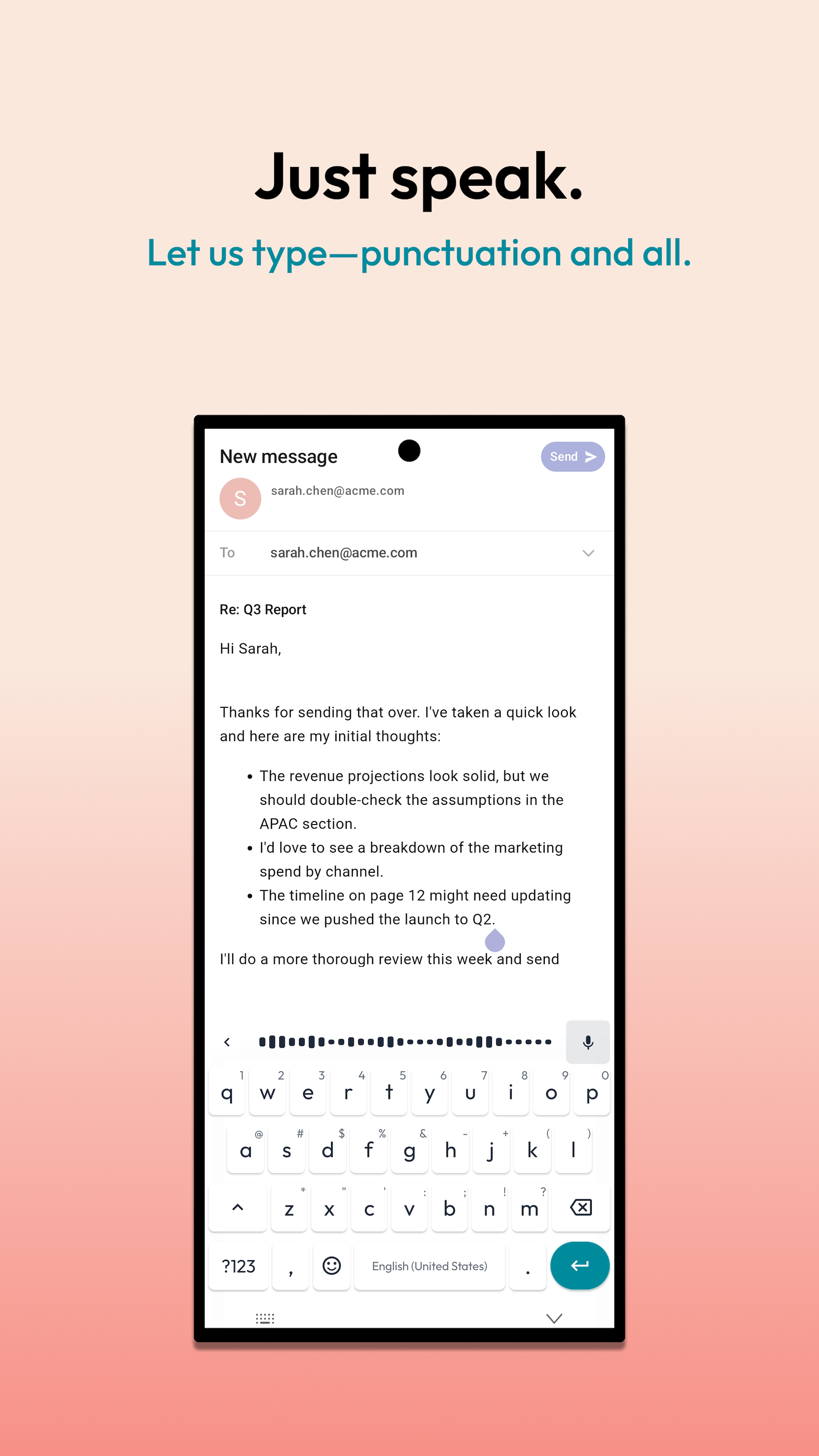 Dictaboard - Screenshot 2 showing product features and functionality