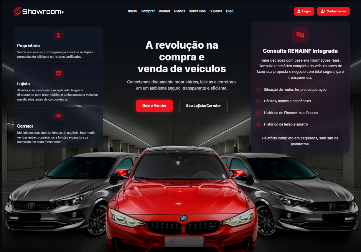 Showroom+ - Main product screenshot demonstrating key features and user interface