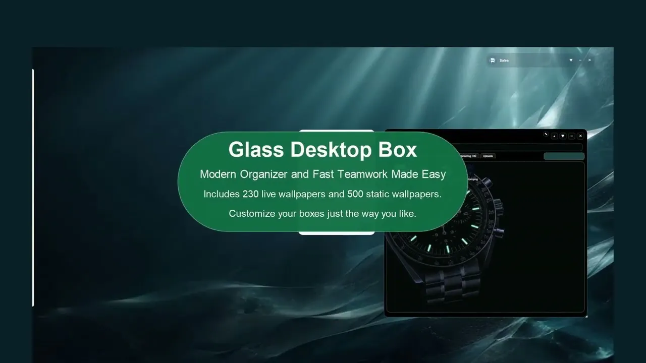 Glass Desktop Box gallery image