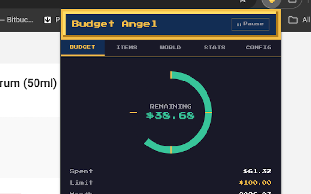 Budget Angel - Screenshot 4 showing product features and functionality