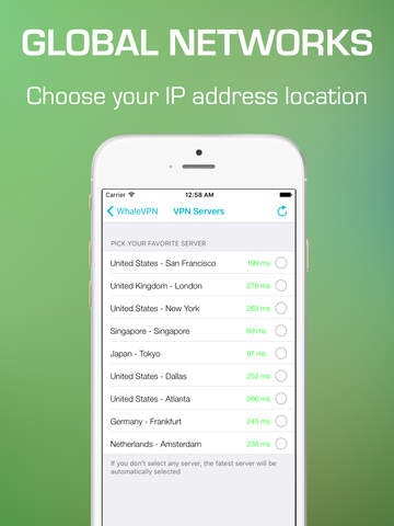 WhaleVpn gallery image