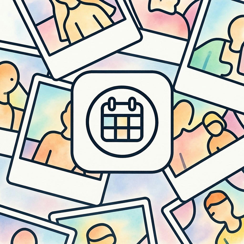 Today in Years - Product Hunt launch logo and brand identity