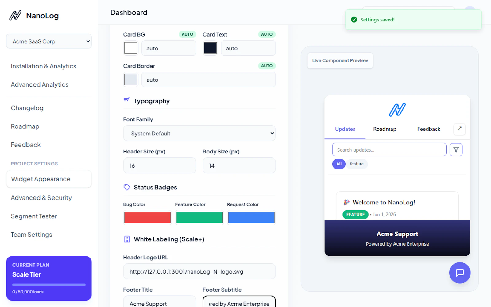 NanoLog screenshot 5