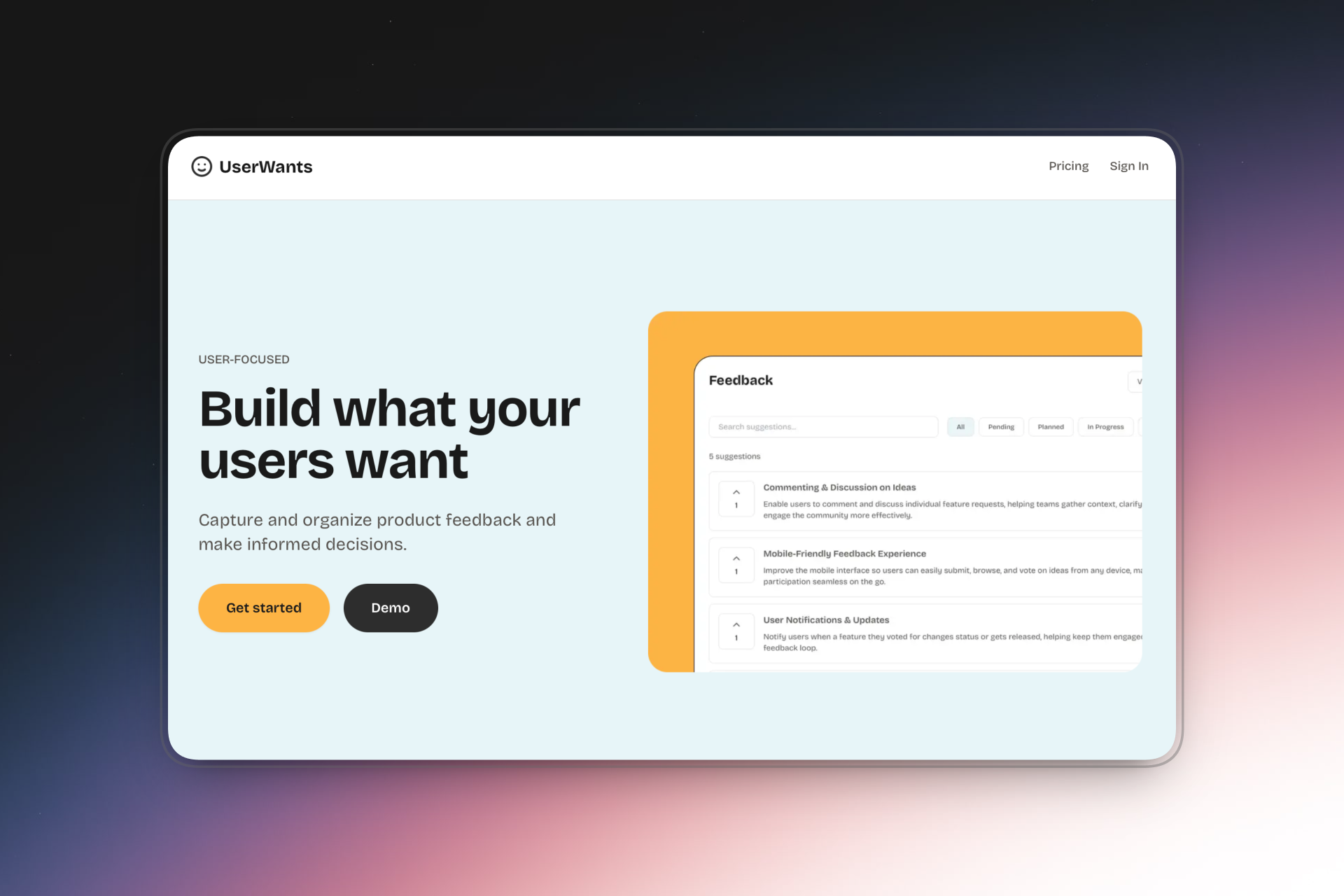 UserWants gallery image